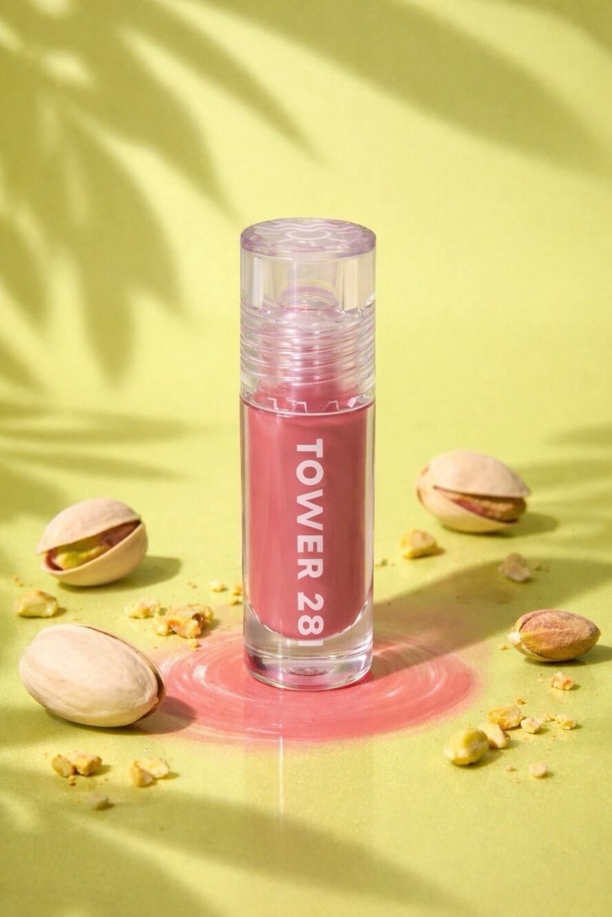 Tower 28 - ShineOn Lip Jelly - Shade: Pistachio - 0.04 fl oz/ 1.36 mL